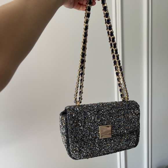 Elegant Tweed Chain Bag - Picture 9 of 9